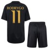 Camiseta de fútbol Real Madrid Rodrygo 11 Niño 3ª equipación 2023-24